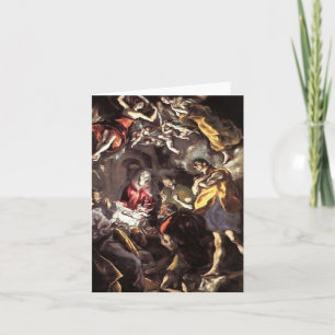 Cartes Pour Fêtes Annuelles Adoration des bergers - El Greco