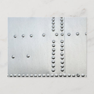 Cartes Pour Fêtes Annuelles Aéronefs en aluminium - Peau Abstraite