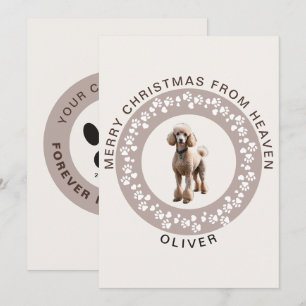Cartes Pour Fêtes Annuelles Aesthetic Oatmeal Taupe Photo de Compagnon à Quatr