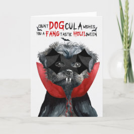 Cartes Pour Fêtes Annuelles Affenpinscher Chien Drôle Nombre Drôle DOGcula Hal