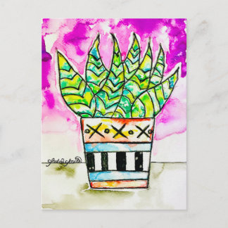 Cartes Pour Fêtes Annuelles Affiche de plante en pot