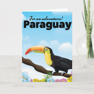 Cartes Pour Fêtes Annuelles Affiche de voyage Toucan du Paraguay