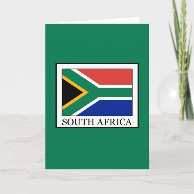 Cartes Pour Fêtes Annuelles Afrique du Sud (Devant)