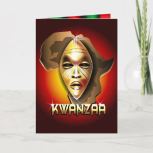 Cartes Pour Fêtes Annuelles Afro Kwanzaa