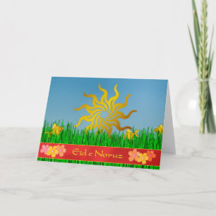 Cartes Pour Fêtes Annuelles Aïd et Noruz Nouvel An perse