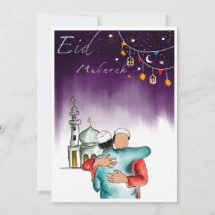 Cartes Pour Fêtes Annuelles Aïd Moubarak