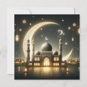 Cartes Pour Fêtes Annuelles Aïd Moubarak Ramadan - Texte de voeux personnalisa