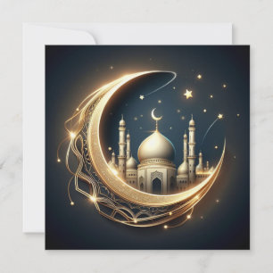 Cartes Pour Fêtes Annuelles Aïd Moubarak Ramadan - Texte de voeux personnalisa