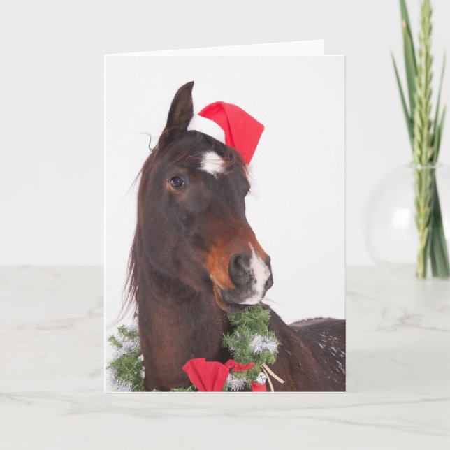 Cartes Pour Fêtes Annuelles Aide à la coupe père Noël (Devant)