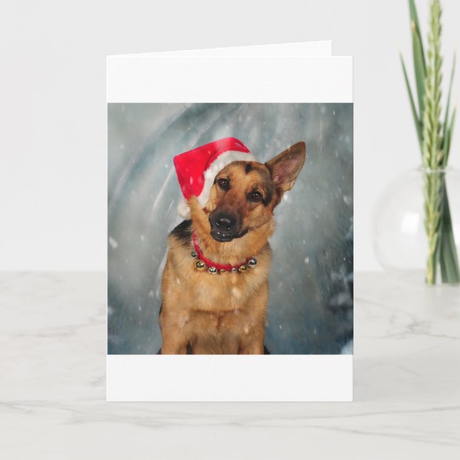 Cartes Pour Fêtes Annuelles Aide de Santas (Devant)