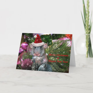 Cartes Pour Fêtes Annuelles Aide la plus minuscule de Père Noël la petite