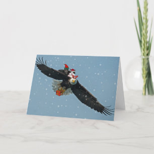 Cartes Pour Fêtes Annuelles Aigle de Noël avec Asio et Otis