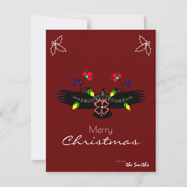 Cartes Pour Fêtes Annuelles Aigle personnalisé personnalisé (Devant)