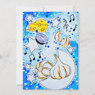 Cartes Pour Fêtes Annuelles Ail & Fromage