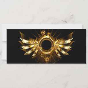 Cartes Pour Fêtes Annuelles Ailes de Steampunk