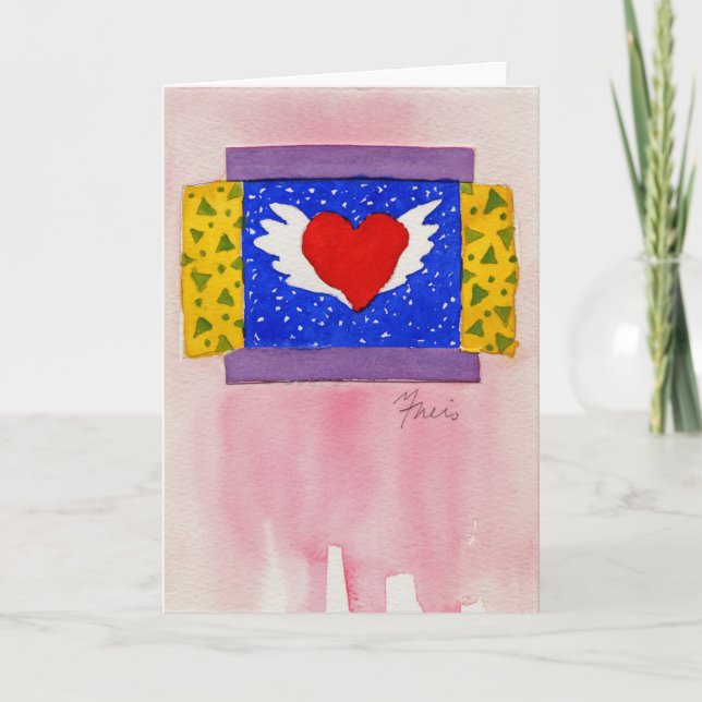 Cartes Pour Fêtes Annuelles Ailes du désir (Devant)