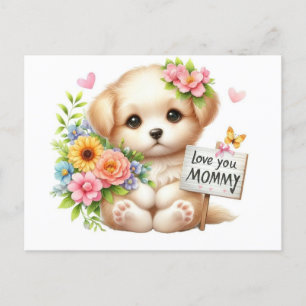 Cartes Pour Fêtes Annuelles *"Aimez-vous maman - Un hommage sincère"*