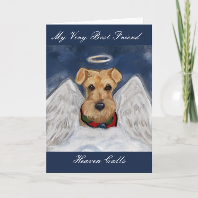 Cartes Pour Fêtes Annuelles Airedale Terrier (Devant)
