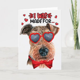 Cartes Pour Fêtes Annuelles Airedale Terrier fait pour vous aimer Valentine