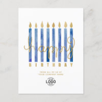 Ajouter un logo Marine Bougies bleues Business Joy