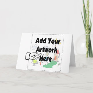 Cartes Pour Fêtes Annuelles Ajoutez votre propre oeuvre d'art ou l'oeuvre d'en