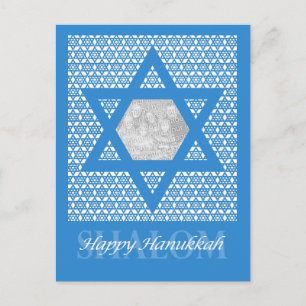 Cartes Pour Fêtes Annuelles AJOUTEZ VOTRE PROPRE PHOTO - Hanoukka - Star of Da