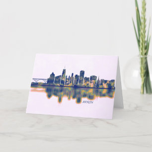 Cartes Pour Fêtes Annuelles Akron Skyline