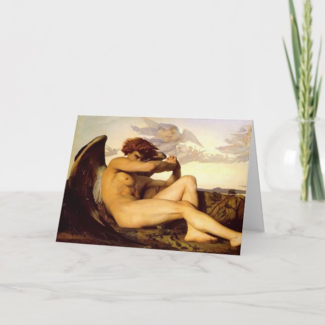 Cartes Pour Fêtes Annuelles Alexandre Cabanel - Fallen Angel (Devant)