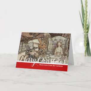 Cartes Pour Fêtes Annuelles Alice Anniversaire Anniversaire Fête de la haine d
