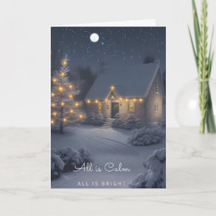 Cartes Pour Fêtes Annuelles All is calm