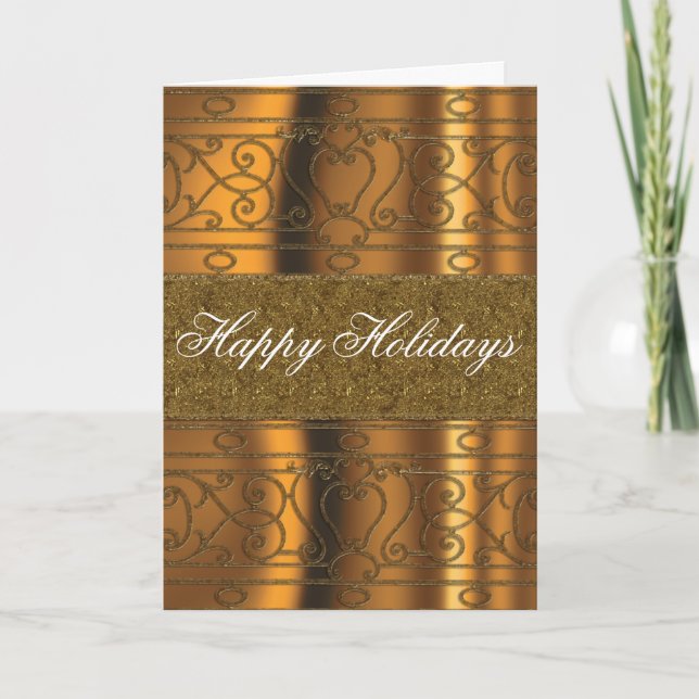 Cartes Pour Fêtes Annuelles All that glitters or (Devant)
