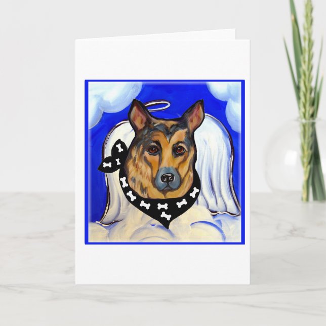 CARTES POUR FÊTES ANNUELLES ALMAN SHEPHERD (Devant)