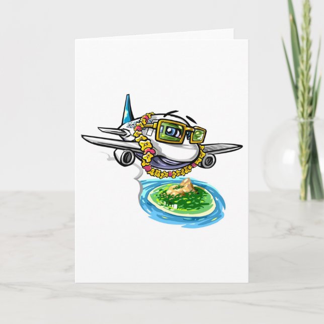 Cartes Pour Fêtes Annuelles Aloha (Devant)