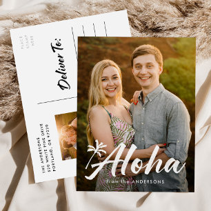 Cartes Pour Fêtes Annuelles Aloha Palm Tree 2 Photo