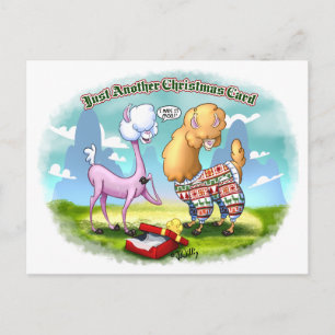 Cartes Pour Fêtes Annuelles ALPACA SWEATER par Jeff Willis Art