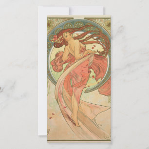 Cartes Pour Fêtes Annuelles Alphonse Mucha - Danse