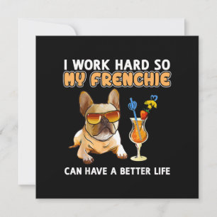 Cartes Pour Fêtes Annuelles Amant Français Français Bulldog