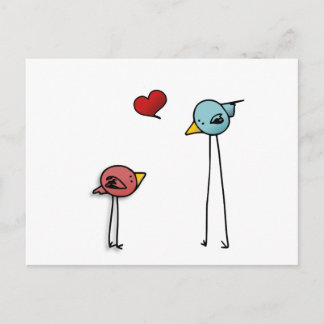 Cartes Pour Fêtes Annuelles amants mignons de valentine de bande dessinée de