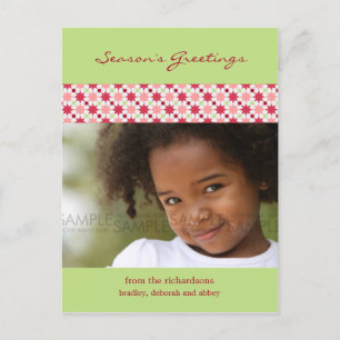 Cartes Pour Fêtes Annuelles Amaryllis Stars : La photo de Christma Postcard
