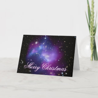 Cartes Pour Fêtes Annuelles Amas de galaxies Violet Céleste