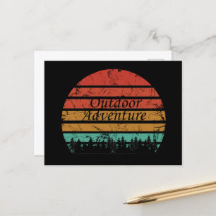 Cartes Pour Fêtes Annuelles Amateur de randonnée d'aventure en plein air