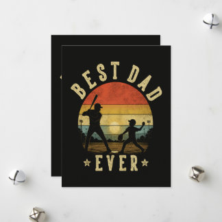 Cartes Pour Fêtes Annuelles Amateur de sport Meilleur papa ever
