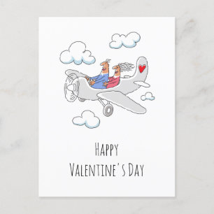Cartes Pour Fêtes Annuelles Amateurs de coeur rouge Heureuse Sainte-Valentin A