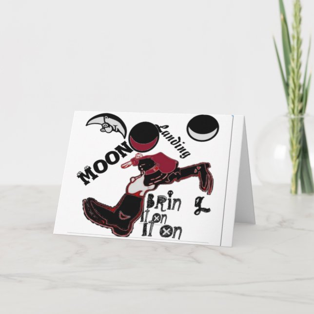 Cartes Pour Fêtes Annuelles Amenez-le - Jouer à Noël & Space Mashup (Devant)
