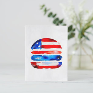 Cartes Pour Fêtes Annuelles America Burger (Peinture Blanche No. 3)