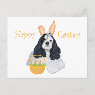 Cartes Pour Fêtes Annuelles American Cocker Spaniel Pâques