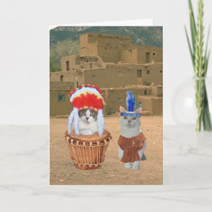 Cartes Pour Fêtes Annuelles Amérindien Amérindien Kitty Valentine