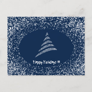 Cartes Pour Fêtes Annuelles Amiable Monochrome Artiste de Noël