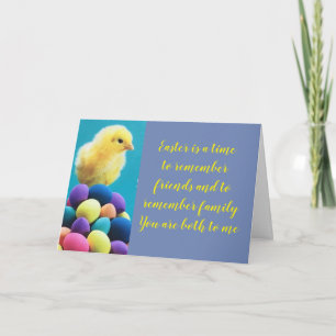 CARTES POUR FÊTES ANNUELLES **AMIE & FAMILLE** VOUS ! ASTER (CONTRÔLER À L'INT