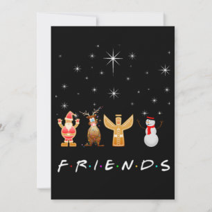 Cartes Pour Fêtes Annuelles Amis Noël